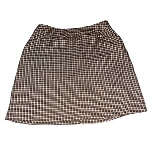Vintage flannel skirt with pockets